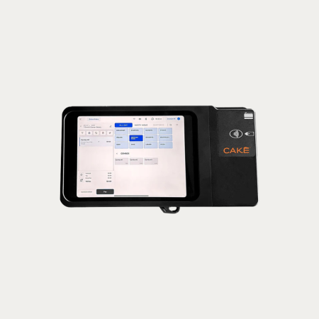 CAKE Order Pad handheld POS for tableside ordering and payment